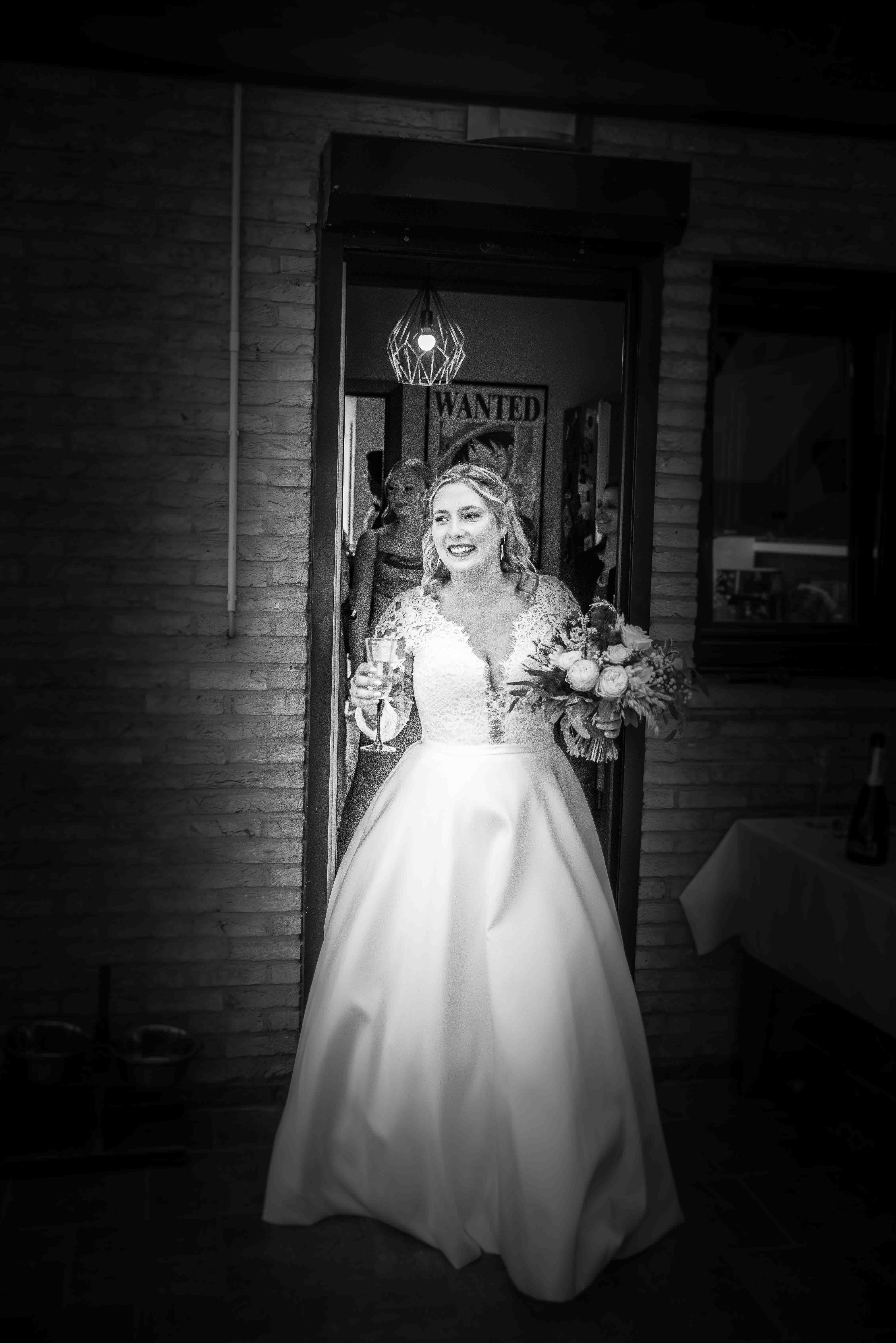 Portrait mariée miroir